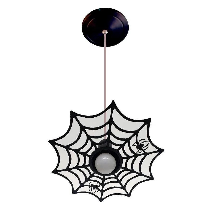 Luminária Pendente Teia Aranha Infantil Teto Quarto Criança Submarino