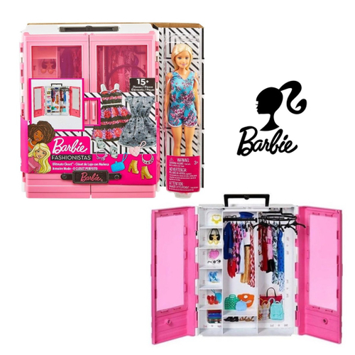 Best Buy: Barbie Fab Fashion Closet Clothing Set Pink DMT57