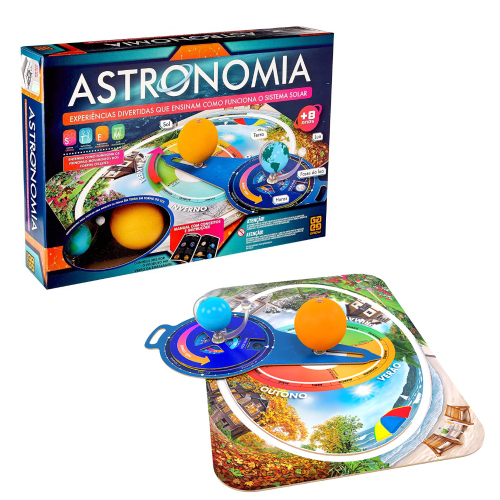 Astronomia Jogo de Ciência e Experiências deTabuleiro do Sistema