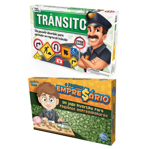 Jogo de Tabuleiro Trânsito