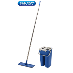 Mop Flat Perfect Pro Lava E Seca 4 Em 1 Cabo Extra Grande 1,60M é boa?