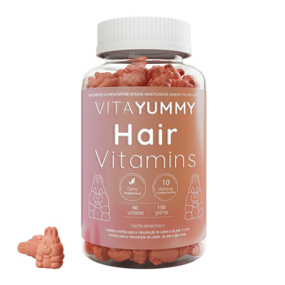 Vitayummy Hair Vitamins 60 unidades Vitamina em Gomas em Promoção na
