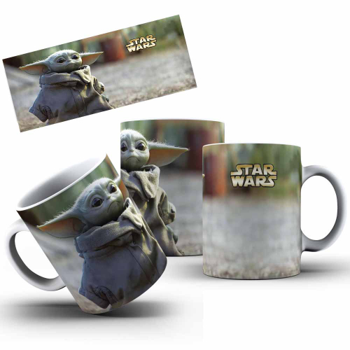 Caneca Personalizada Yoda Star Wars - Faça ou Não Faça