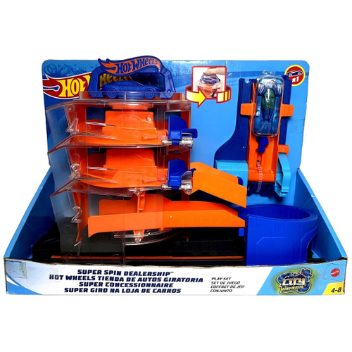 Pista Para Carrinhos Hot Wheels Grande Cidade 160cm Br71 em