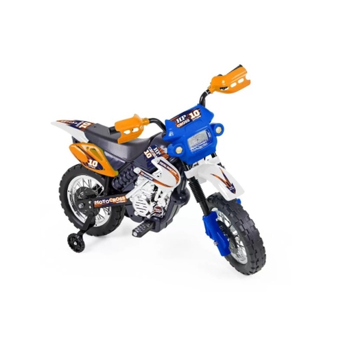 Moto Eletrica Infantil Xplast Speed Chopper 6V Branca Vermelha