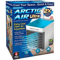 Mini Ar Condicionado Portátil Arctic Air Cooler Umidificador Climatizador Luz LED 7 Cores rgb Menor preço em Mini Ar Condicionado Portátil Arctic Air Cooler Umidificador Climatizador Luz LED 7 Cores rgb