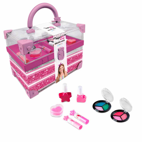 Kit Maquiagem Bolsinha Redonda Menina View - 14,5g