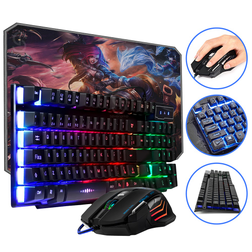 Mouse Gamer Para jogos Online Usb Optico com Led Rgb Para Gamers Exigentes  3600 dpi em Promoção na Americanas