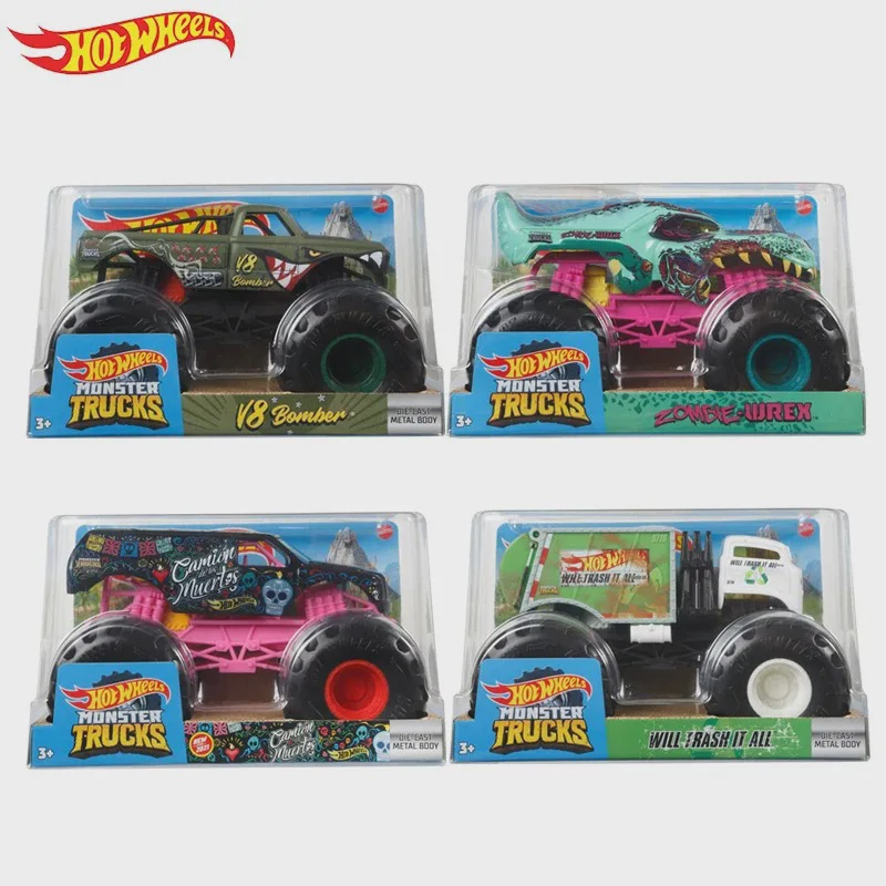 Hot Wheels Monster Trucks Too S'cool 1:24 Hdk93 Mattel