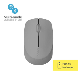 Mouse Rapoo Bluetooth 2.4 Ghz White Pilha Inclusa é boa?