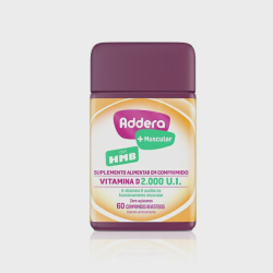 Addera + Muscular 60 Comprimidos Vitamina D 2000 u. I. Menor preço em Addera + Muscular 60 Comprimidos Vitamina D 2000 u. I.