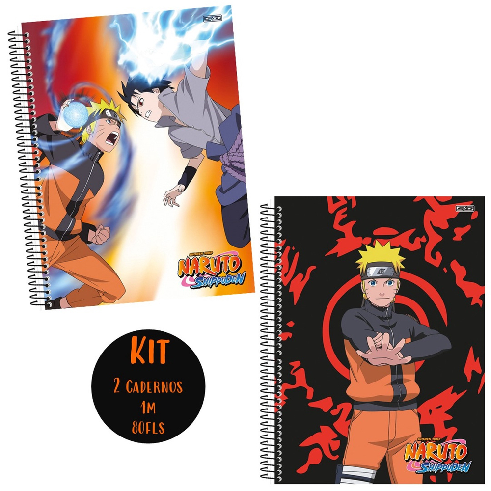 CADERNO DE DESENHO NARUTO LAMEN 60F - KOREA MART