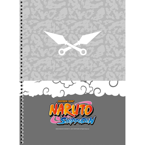 CADERNO ECOLÓGICO CAPA DURA 96 FOLHAS - NARUTO UZUMAKI