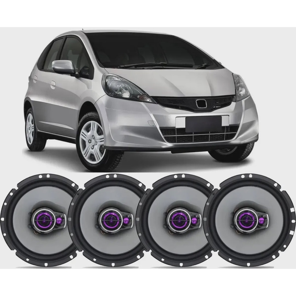 Pioneer Kit Alto Falante Original Honda Fit Polegadas W Porta Submarino