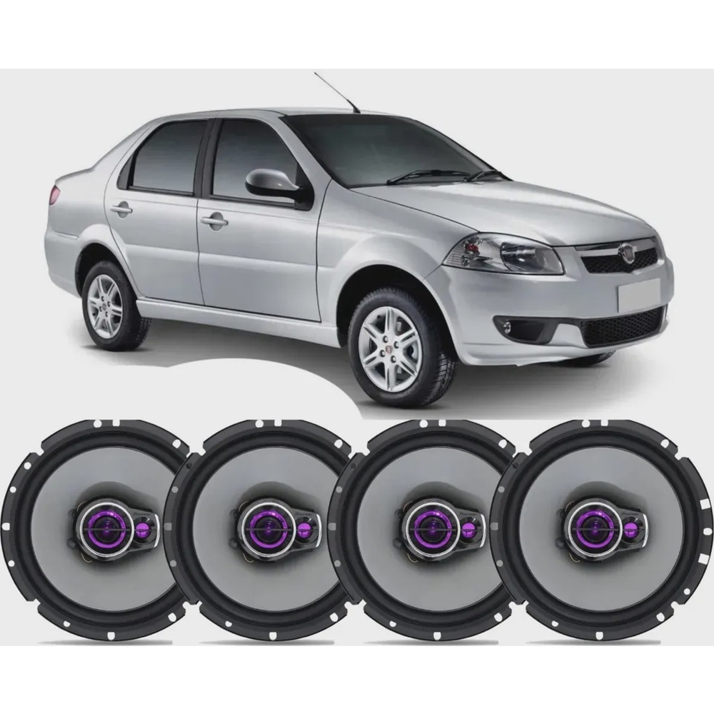 Pioneer Kit Alto Falante Original Fiat Siena Polegadas W Porta No Shoptime