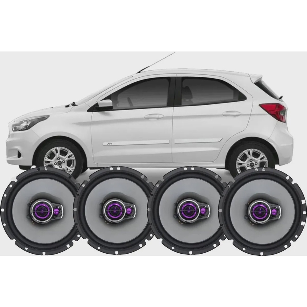 Pioneer Kit 04 Alto Falante Original Ford Ka 6 Polegadas 200w 4 Porta