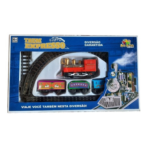 Brinquedo Dtc Trem Miniatura Express Premium 4163 em Promoção na Americanas