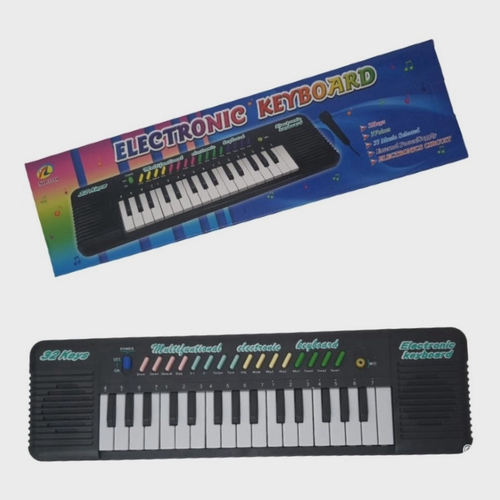 Teclado Com Microfone Piano Infantil Brinquedo Musical no Shoptime