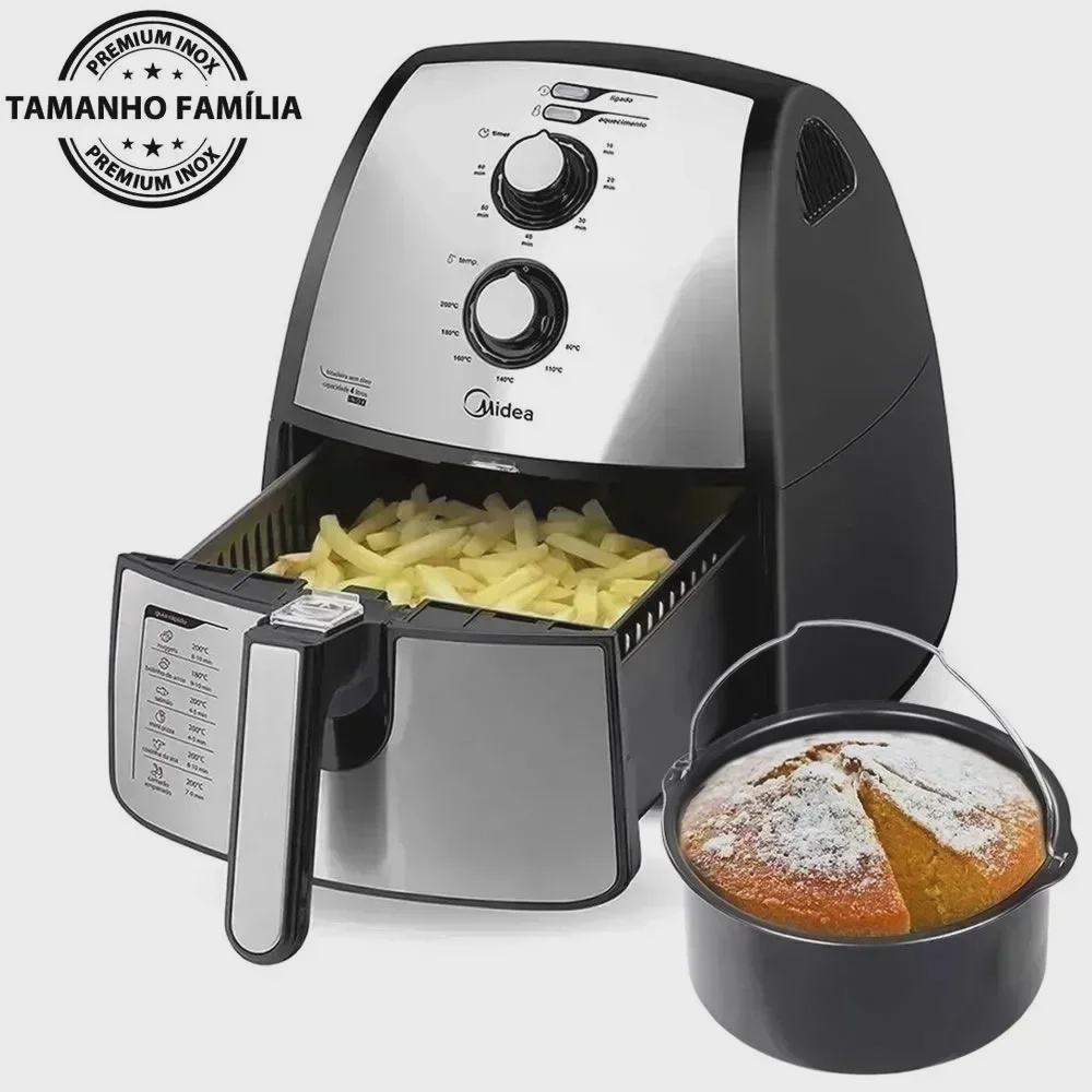 Como Fazer Bolo na Air Fryer Britânia. 