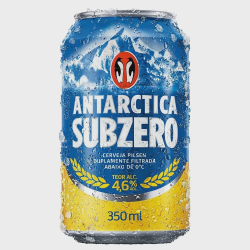 Cerveja Antarctica Sub Zero 350ml - Kit c/ 24 Unidades Menor preço em Cerveja Antarctica Sub Zero 350ml - Kit c/ 24 Unidades