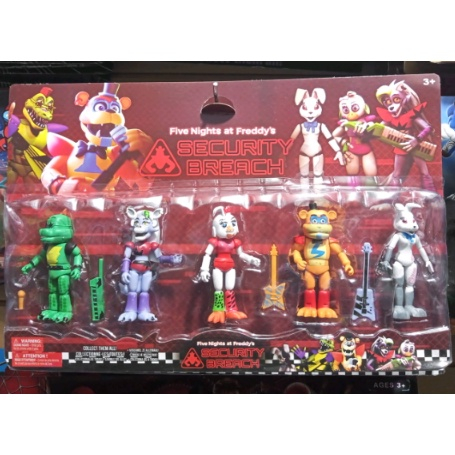 Five Nights At Freddy's Foxy Bonnie Kit Com 5 Personagens