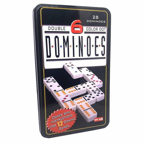 Dominó de Osso Profissional Jogo De Domino Double Six com estojo