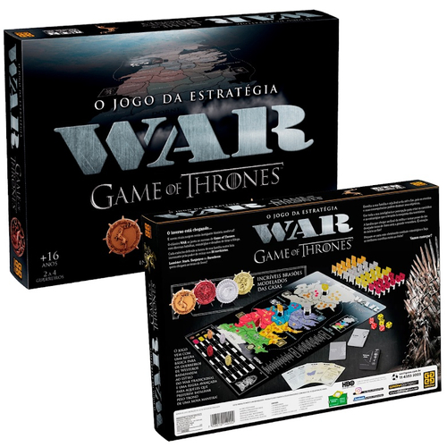 Jogo de Táticas e Estratégias War Game Of Thrones Divertido - ShopJJ -  Brinquedos, Bebe Reborn e Utilidades