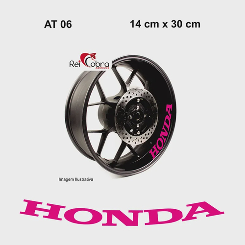 Adesivo refletivo de roda moto Honda Biz rosa feminino 15 pç em Promoção na  Americanas