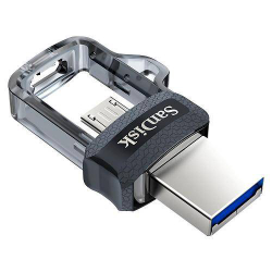 Pen Drive 64GB Sandisk Ultra Dual Drive USB 3.0 Menor preço em Pen Drive 64GB Sandisk Ultra Dual Drive USB 3.0