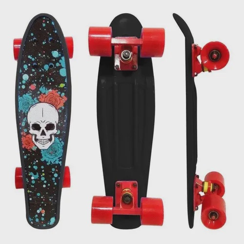 Skate Infantil Adulto Mini Longboard Cruiser Lançamento Nfe - Pro