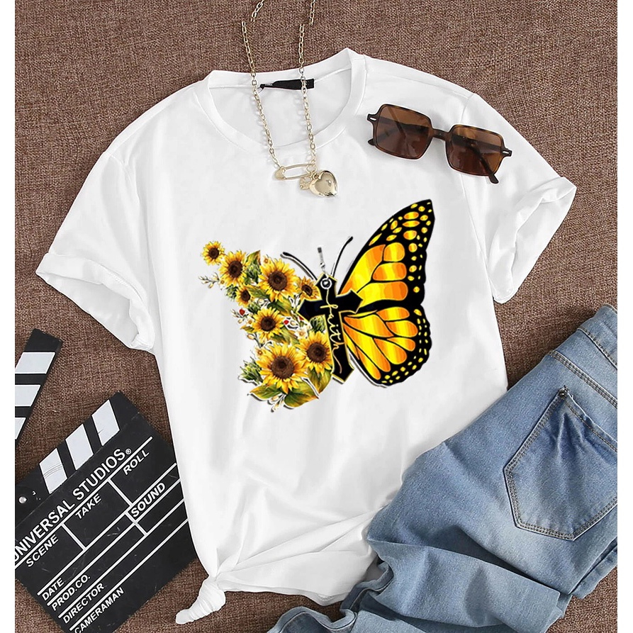 blusa borboleta shein