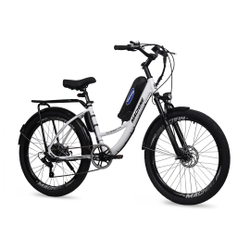 Bicicleta Elétrica Urban + Lithium 350W 36V Branca Menor preço em Bicicleta Elétrica Urban + Lithium 350W 36V Branca