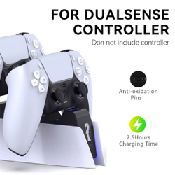 Carregador Controle Playstation 5 Duplo Dualsense Led Ps5 em Promoção na  Americanas