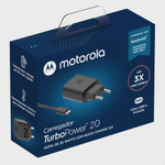 Carregador Turbo Power 20W, Motorola Tipo-c Original motorola one action