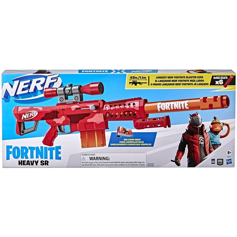 Brinquedo Lançador De Dardos Nerf Fortnite Sniper Pesada na Americanas  Empresas