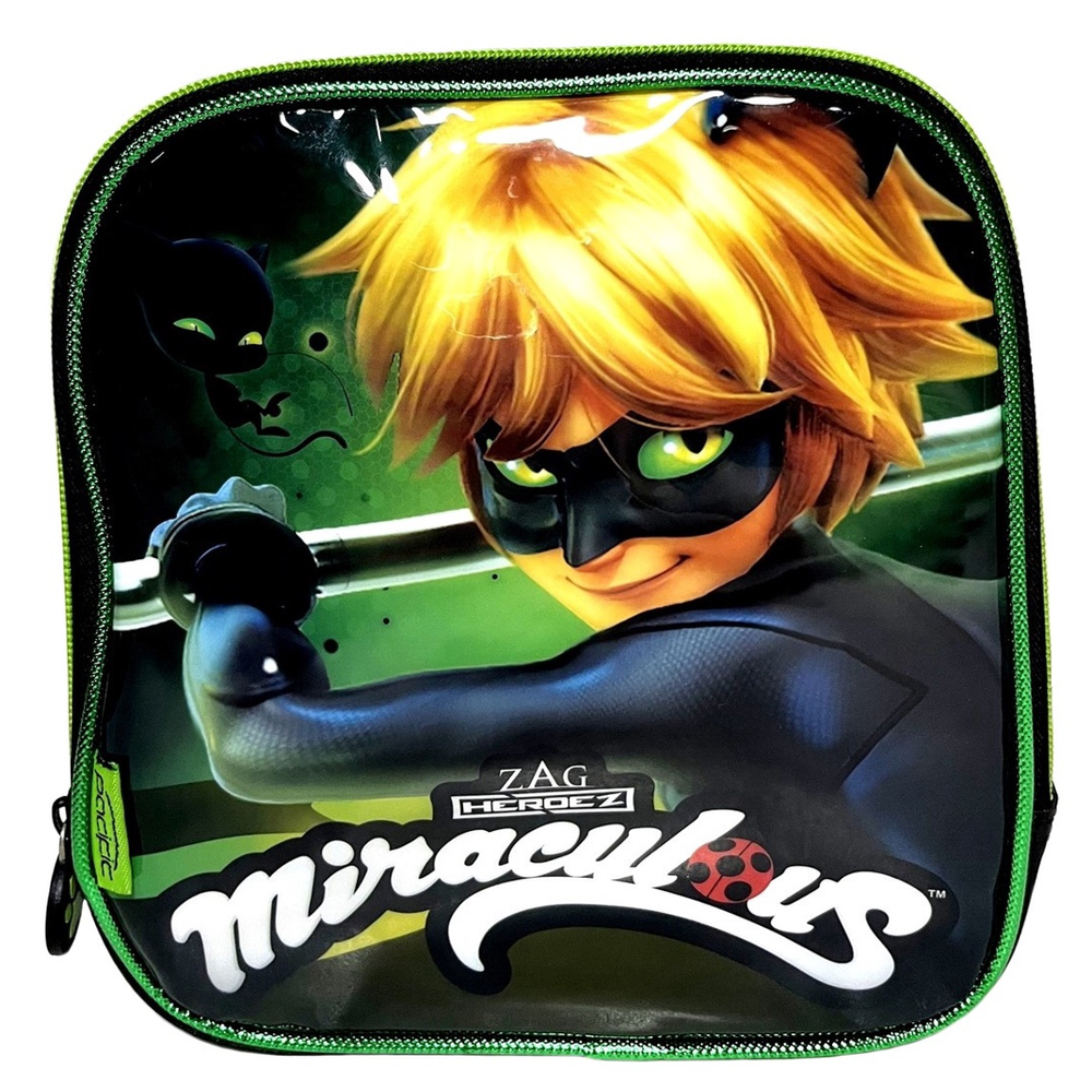 Lancheira Escolar Térmica Menino Cat Noir - Personagem Do Desenho Infantil  Miraculous Ladybug - Pacific (966D11) em Promoção na Americanas