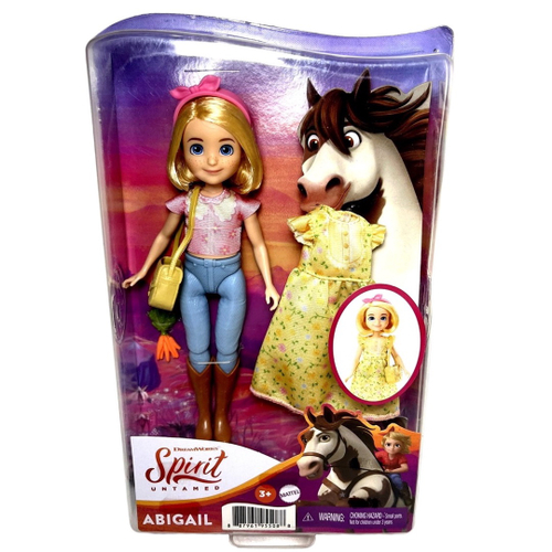 Barbie Doll & Horse Set com boneca loira em traje de Angola