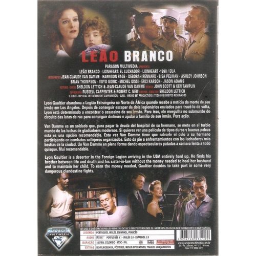 LEÃO BRANCO – O LUTADOR SEM LEI - DVD ULTRA