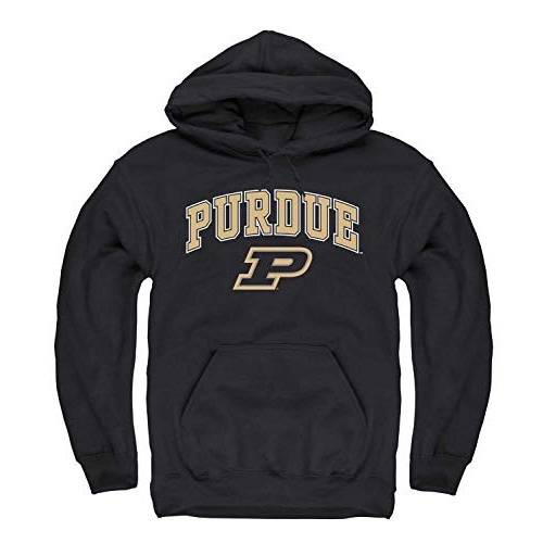 Campus Colors Adult Arch Logo Soft Style Gameday Hooded Sweatshirt Purdue Boilermakers Preto Grande Em Promocao Ofertas Na Americanas