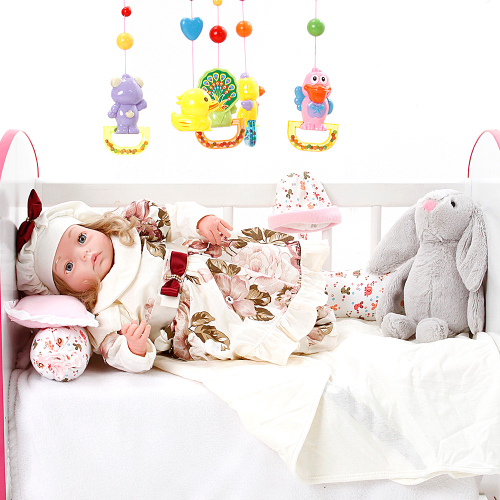 Boneca Bebe Reborn Yasmin Graziela Marrom Bichinhos Cegonha Reborn Dolls  Mais 24 Acessórios 48cm - Chic Outlet - Economize com estilo!