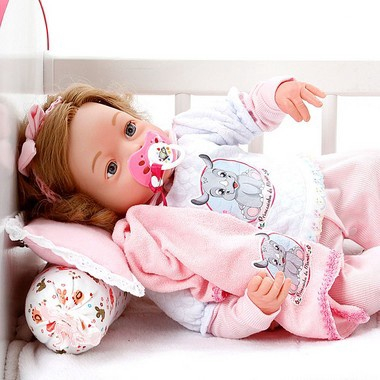 Boneca Bebe Reborn Yasmin Ursa Charme Branco Cegonha Reborn Dolls Mais 24  Acessórios 48cm em Promoção na Americanas