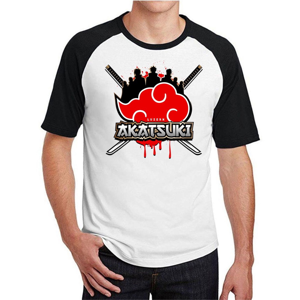 Camiseta Manga Longa Naruto Akatsuki