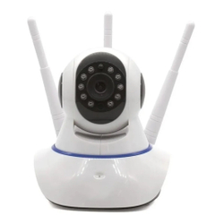 Câmera Ip Sem Fio 360 3 Antenas HD WiFi Visão Noturna Alarme Menor preço em Câmera Ip Sem Fio 360 3 Antenas HD WiFi Visão Noturna Alarme