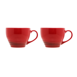 Conjunto 2 Canecas De Cerâmica Retrô Wolff Vermelho 350ml é ruim? Conjunto 2 Canecas De Cerâmica Retrô Wolff Vermelho 350ml é boa?