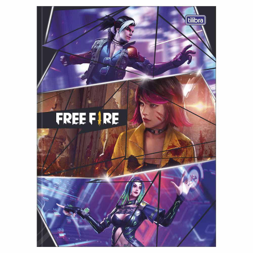 Caderno brochura pequeno free fire tilibra 80 folhas em Promoção na  Americanas