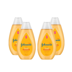 Kit com 4 Shampoos Johnson's Baby Regular 200ml Menor preço em Kit com 4 Shampoos Johnson's Baby Regular 200ml