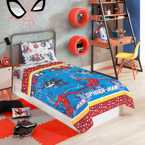 Jogo De Cama Infantil Homem Aranha