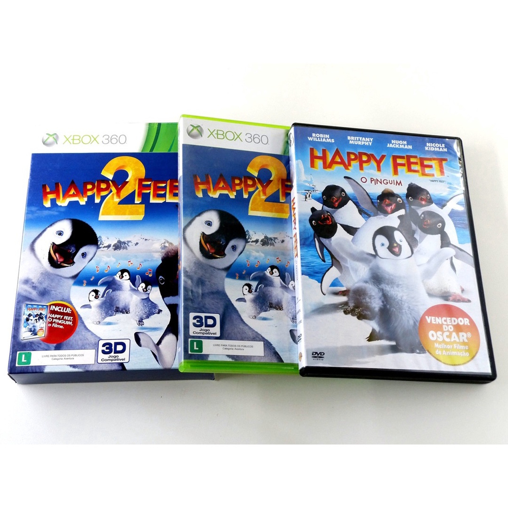 Happy Feet 2 + Filme Happy Feet O Pinguim Xbox 360 - Fenix GZ - 16