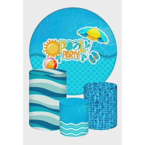 Kit Festa Pool Party Azul - Decoração Infantil