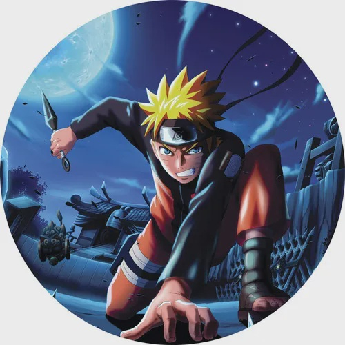 Painel Redondo Naruto Sublimado 1,50 X 1,50 c/elástico - Promoção - Foto  real - Poliéster - Elastano - Acabamento Perfeito